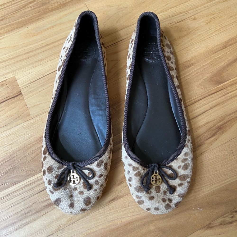 Tory Burch Leopard Print Flats